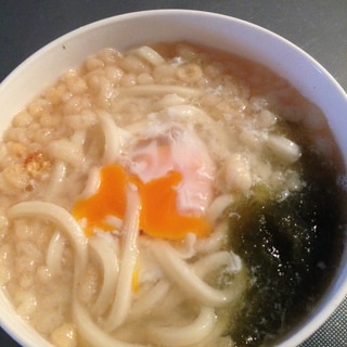 【ズボラご飯】簡単！温玉とろろうどん